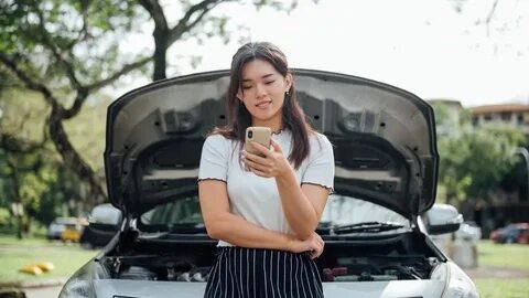 She has a car but she