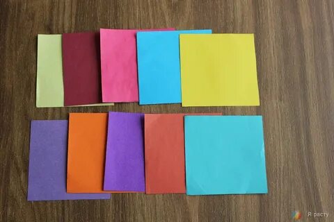 Как сделать цвет из цветной бумаги