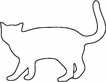 Cat Outline - Cliparts.co Cat quilt patterns, Cat outline, Cat quilt