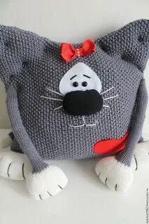 Вязание подушки игрушки