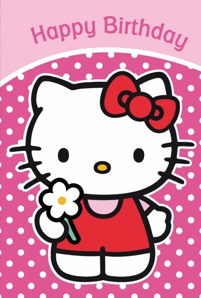 Хелло Китти Happy Birthday. Hello Kitty с днем рождения. Hello Kitty открытка с днем рождения. Открытка с днём рождения с Хеллоу Китти. День рождения hello