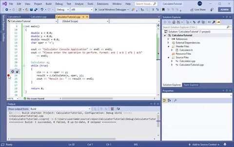 Консольные приложения visual c