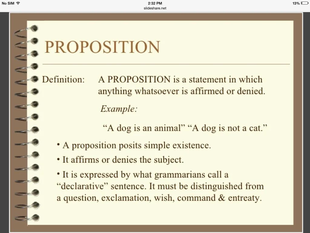 Propositions. Proposition Math. 4. Propositions. Types of propositions. Expression definition