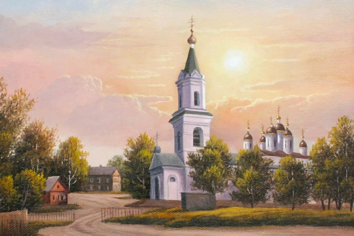 На какой картине изображена церковь. Тверь картины тверских художников изображение церквей. тверь живопись белая троица. тверь осень церковь. тверь пейзаж белая троица.