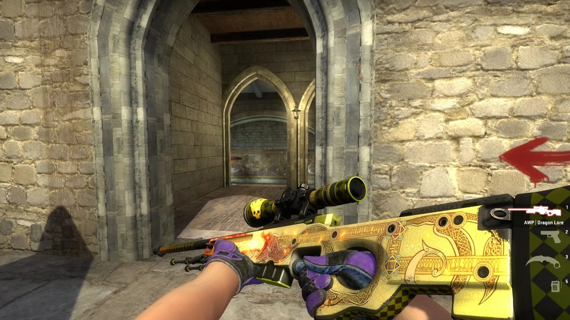 Скин dragon lore