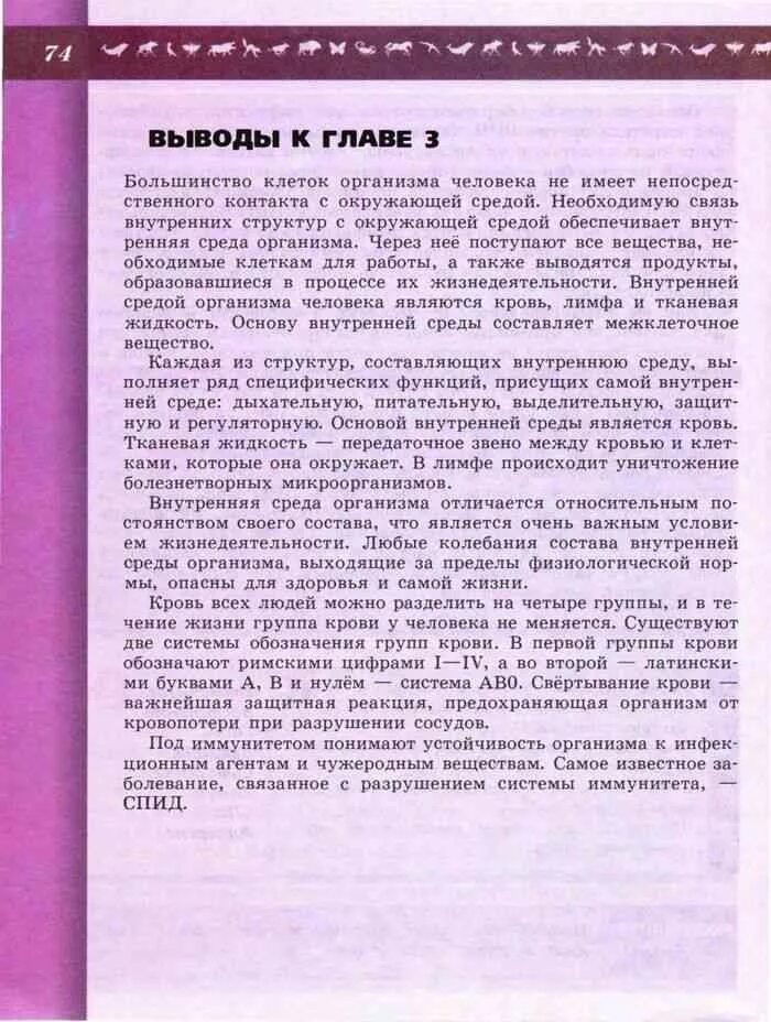 Вывод к главе. Биология 8 класс Пасечник Каменский Швецов. Учебник по биологии 8 класс. Учебник по биологии 8 класс Пасечник Каменский Швецов читать. Кузнецова 8 класс учебник читать