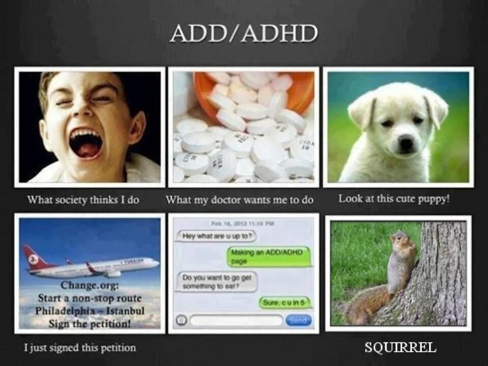 ADHD memes. Add! Memes. ADHD funny. Add add.