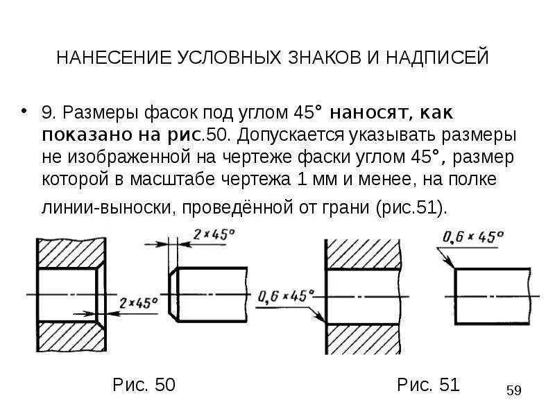 Фаска по контуру обозначение на чертеже Фаска ескд