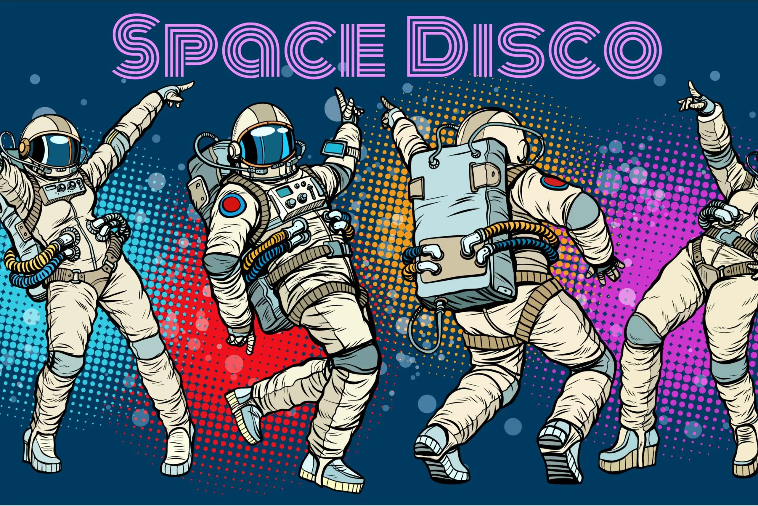 Space disco. Танцующий космонавт. Постер космонавт. Космонавт поп арт. Космонавты в скафандрах плакаты.