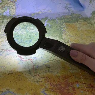 Лупа 3х с подсветкой