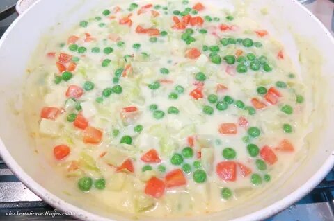 Овощи в молоке