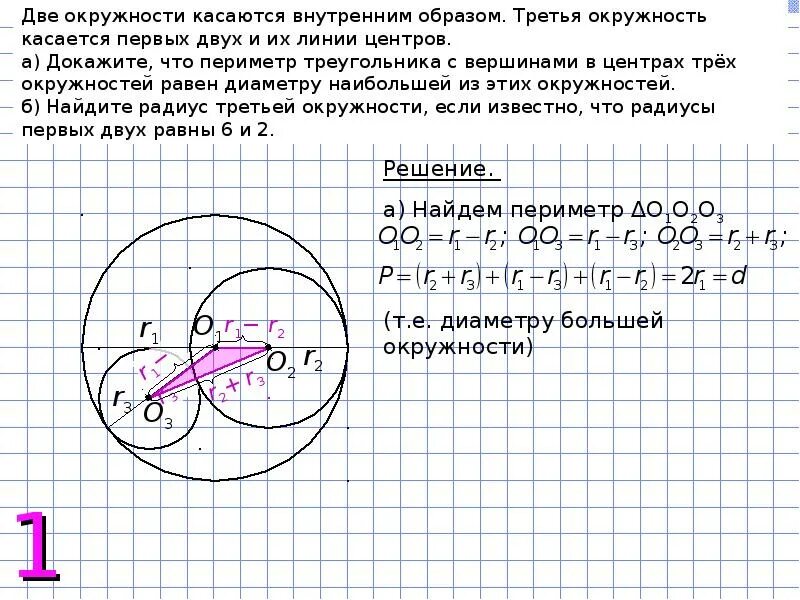 Две третьих круга. Две окружности касаются внутренним образом. Две окружности касаются третьем. Две окружности касаются внешним образом и внутренним образом. Две окружности, которые касаются внешне.