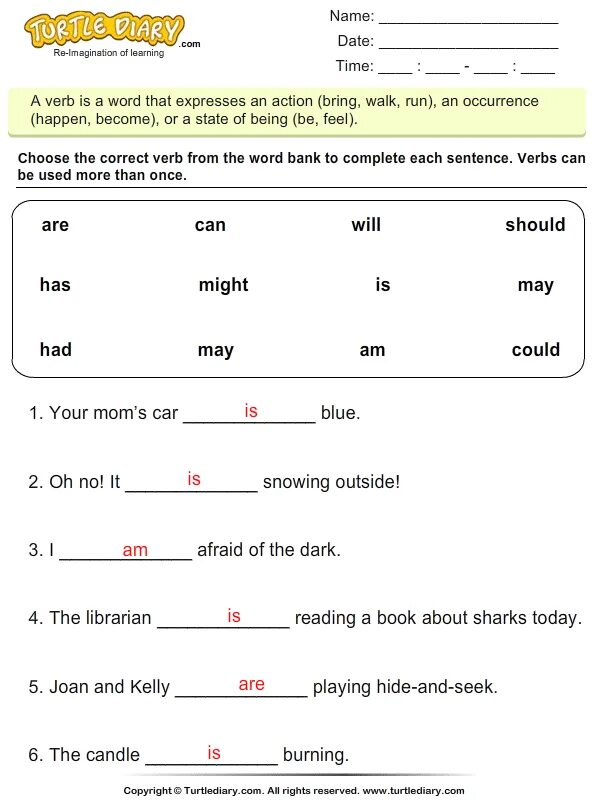 Verb to be write in the correct verb to be ответы. Ответы на complete the sentences with am, is or are. Fill in the correct form of the verb. Sentences with am is are. C complete with the correct verb