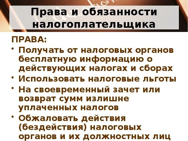 Ответственность налогоплательщиков в рф