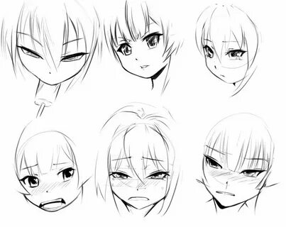 Manga faces