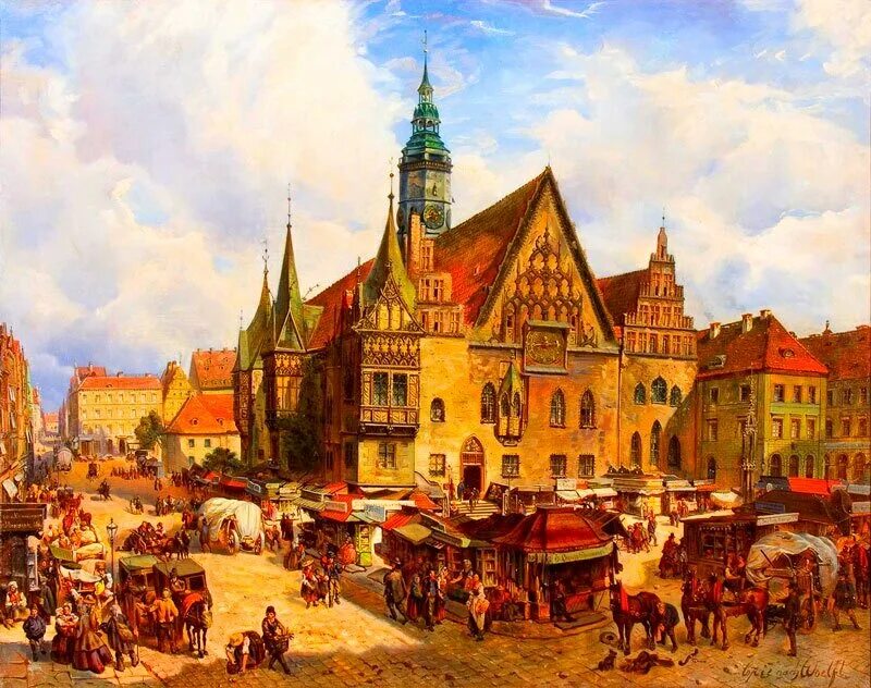 1700 е. Средневековый город рыночная площадь ратуша. Рыночная площадь ратуша 15 век Европа. Ратуша Англия 16 век.
