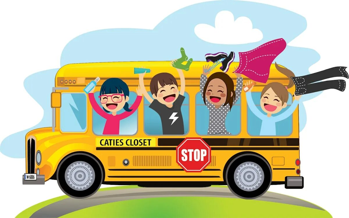 They be on the bus