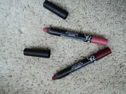 Golden rose crayon