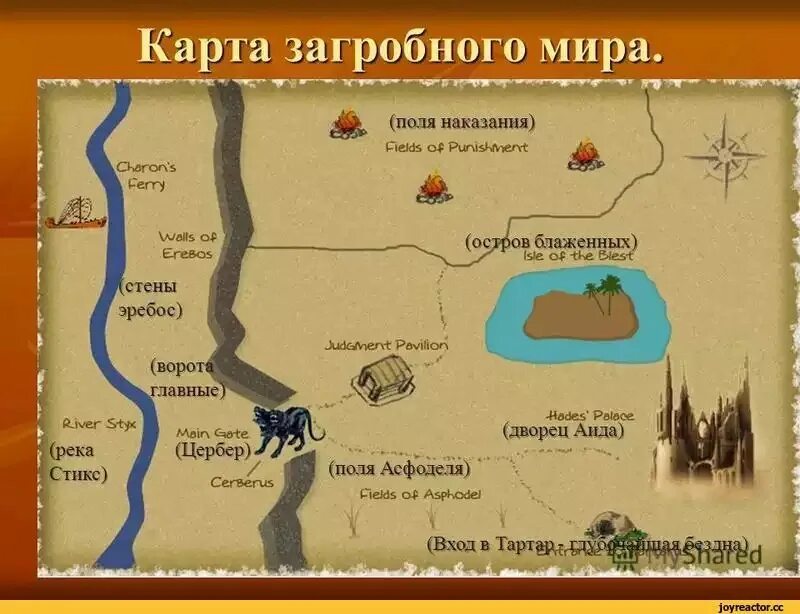 Как называется река в царстве мертвых