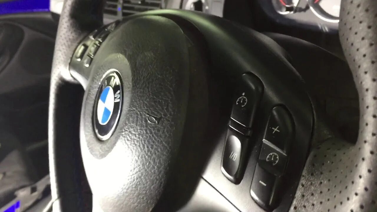 Замена руля 4 спицы на 3 спицы (стринги) - BMW 3 series (E46), 2 л, 1998 года тю
