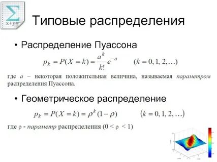 Показательное распределение пуассона