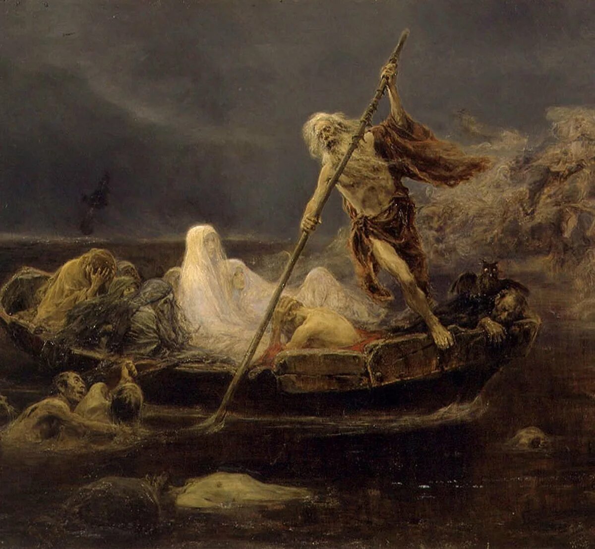 Старик харон река через которую. Река забвения харон. река стикс харон. стикс паромщик харон.