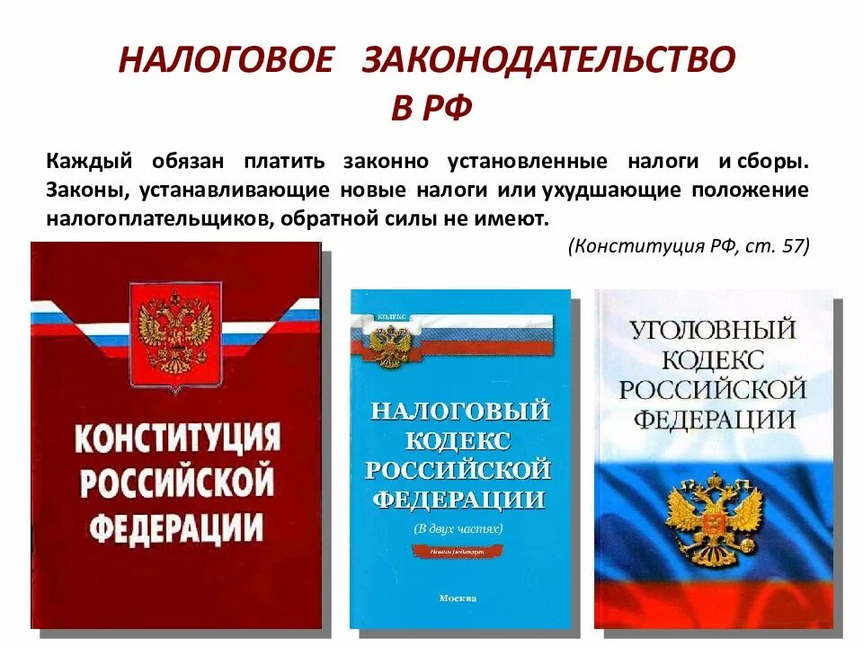 Налоговые законы. Закон о налогах. Налоговое законодательство РФ. Обязанность платить законно установленные налоги и сборы. Источники законодательства о налогах и сборах