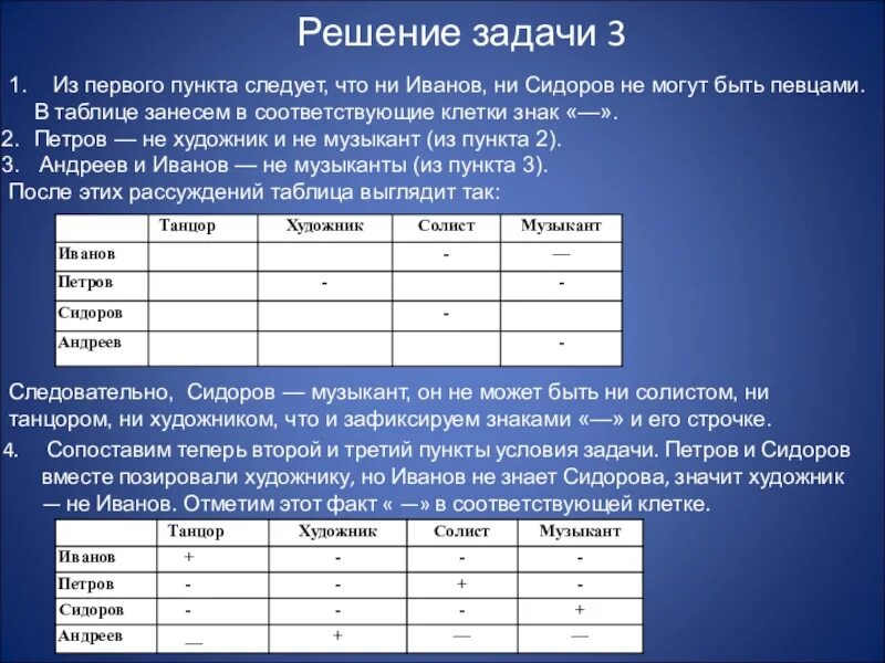 Решение логических задач Информатика. Табличное решение логических задач. Задачи решаемые с помощью таблиц. Решение логических задач инфо. Решите задачу табличным способом