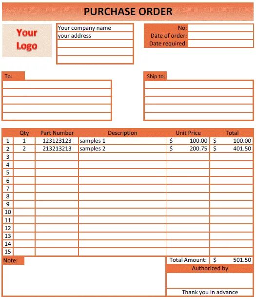 Purchase order. Purchase order образец excel. Purchase order форма документа excel. Template for orders.