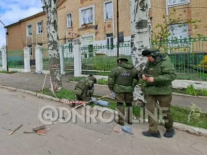 В донецке сбит