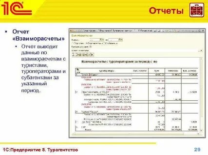 Выводить отчет