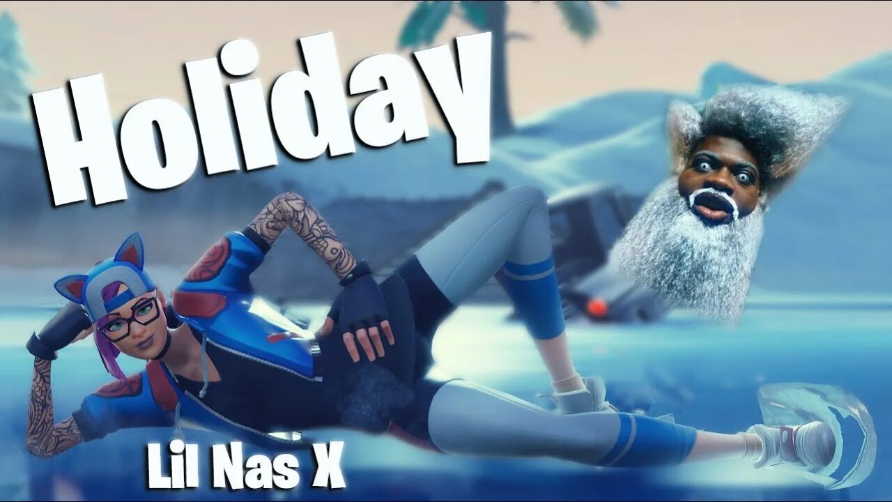 Lil nas x Fortnite. Holiday x