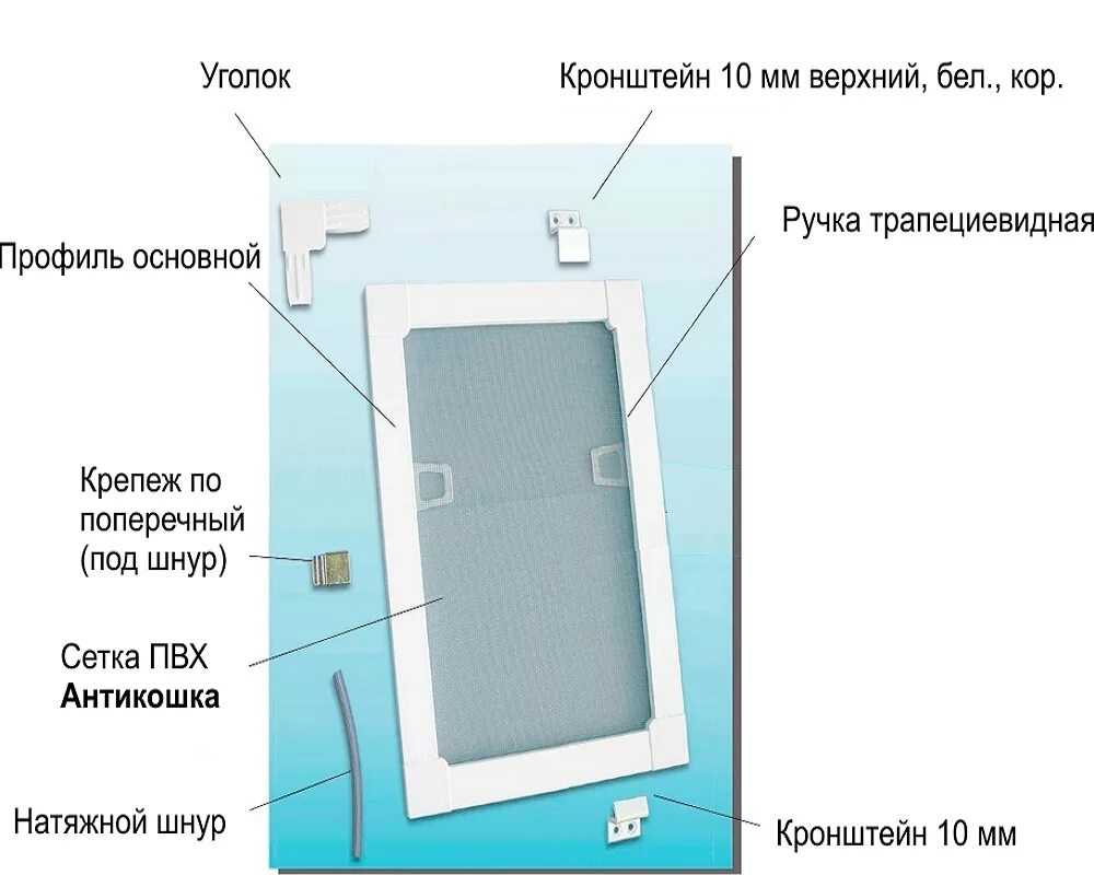 Установка москитных сеток на окна спб