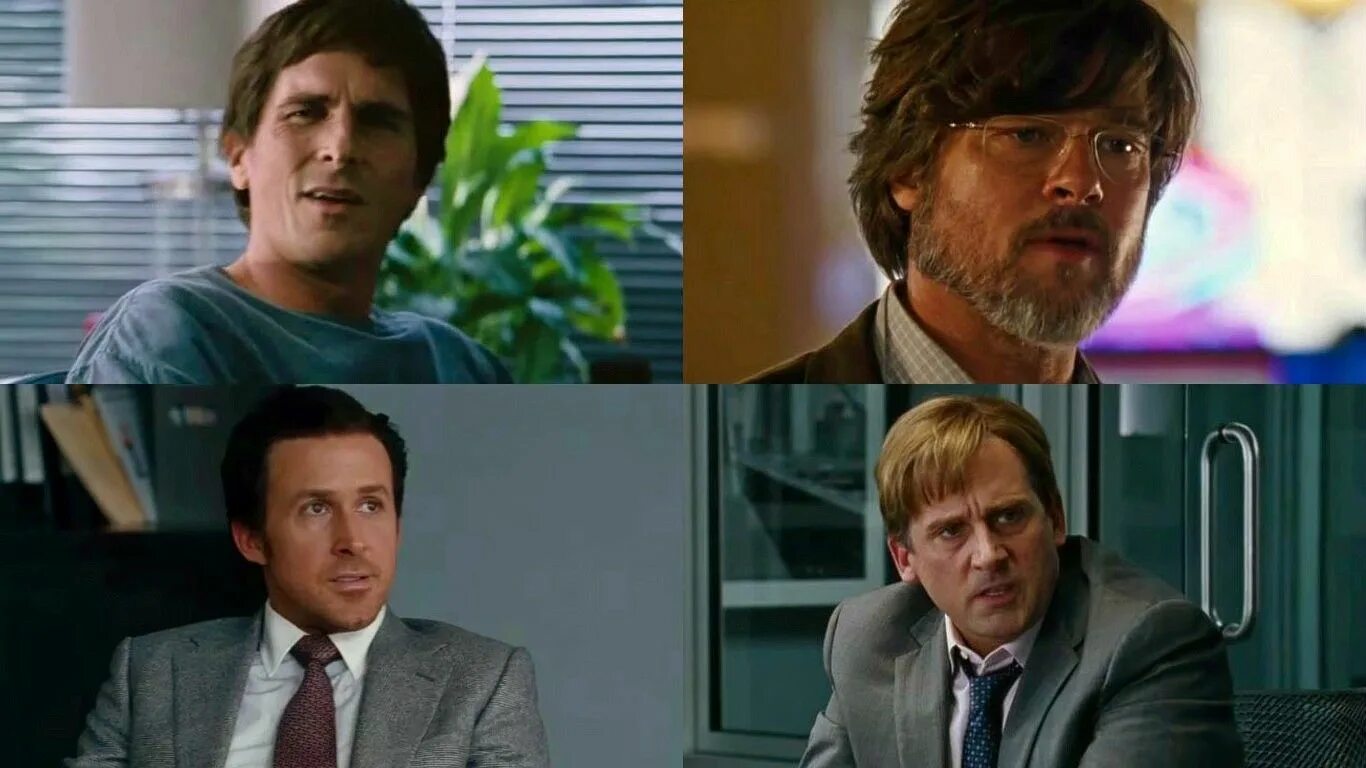 Кристиан Бейл big short. The big short Ryan Gosling.