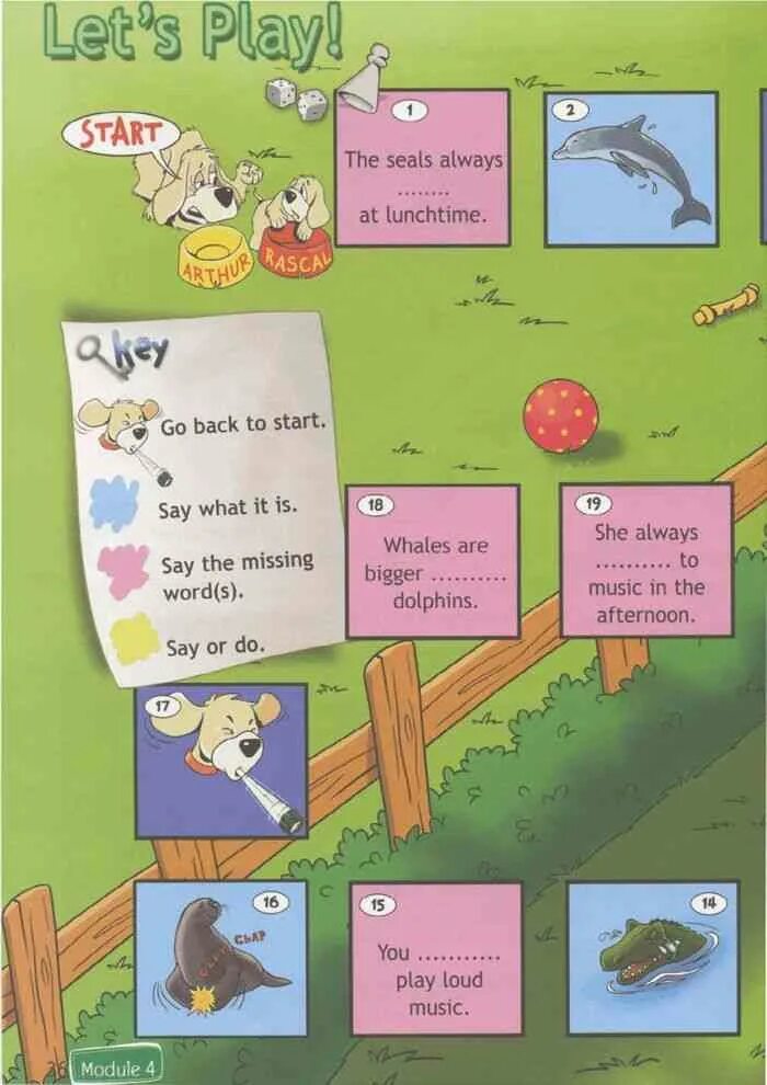 Say the missing words