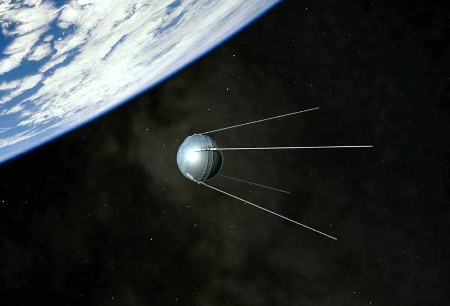 ПС-1 Спутник. «Спутник-1», первый искуссттвенный Спутник. «ПС-1» («простейший Спутник-1»).. Космический аппарат Спутник-1. Первый спутник картинка