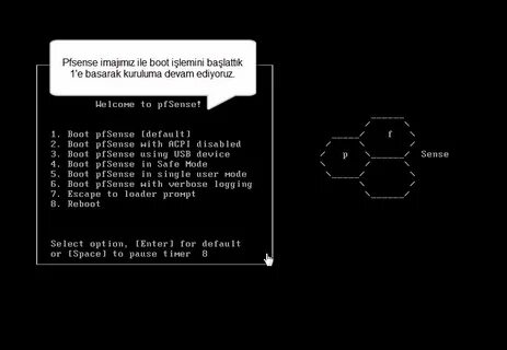 Pfsense install
