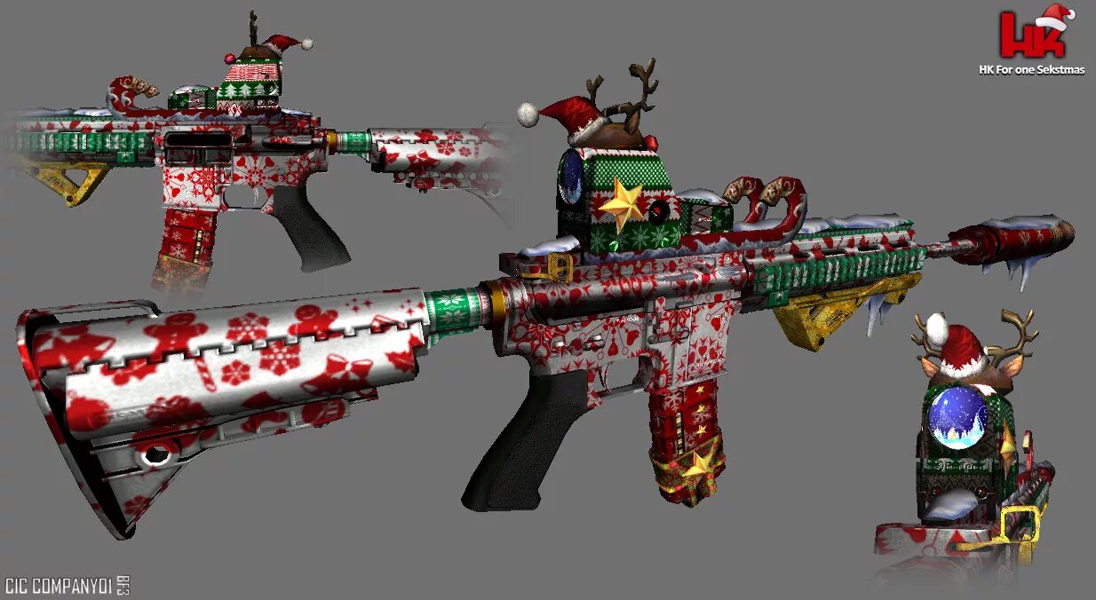 Скин guns. M4a1 Xmas CS 1.6. M4a1 cs16. Hk416 КС 1.6.