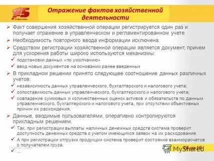 Отражают факты