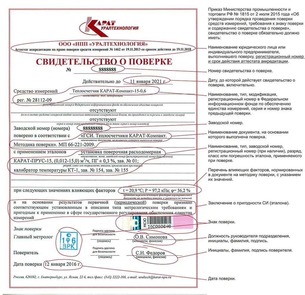 Поверка счетчиков как передать документы