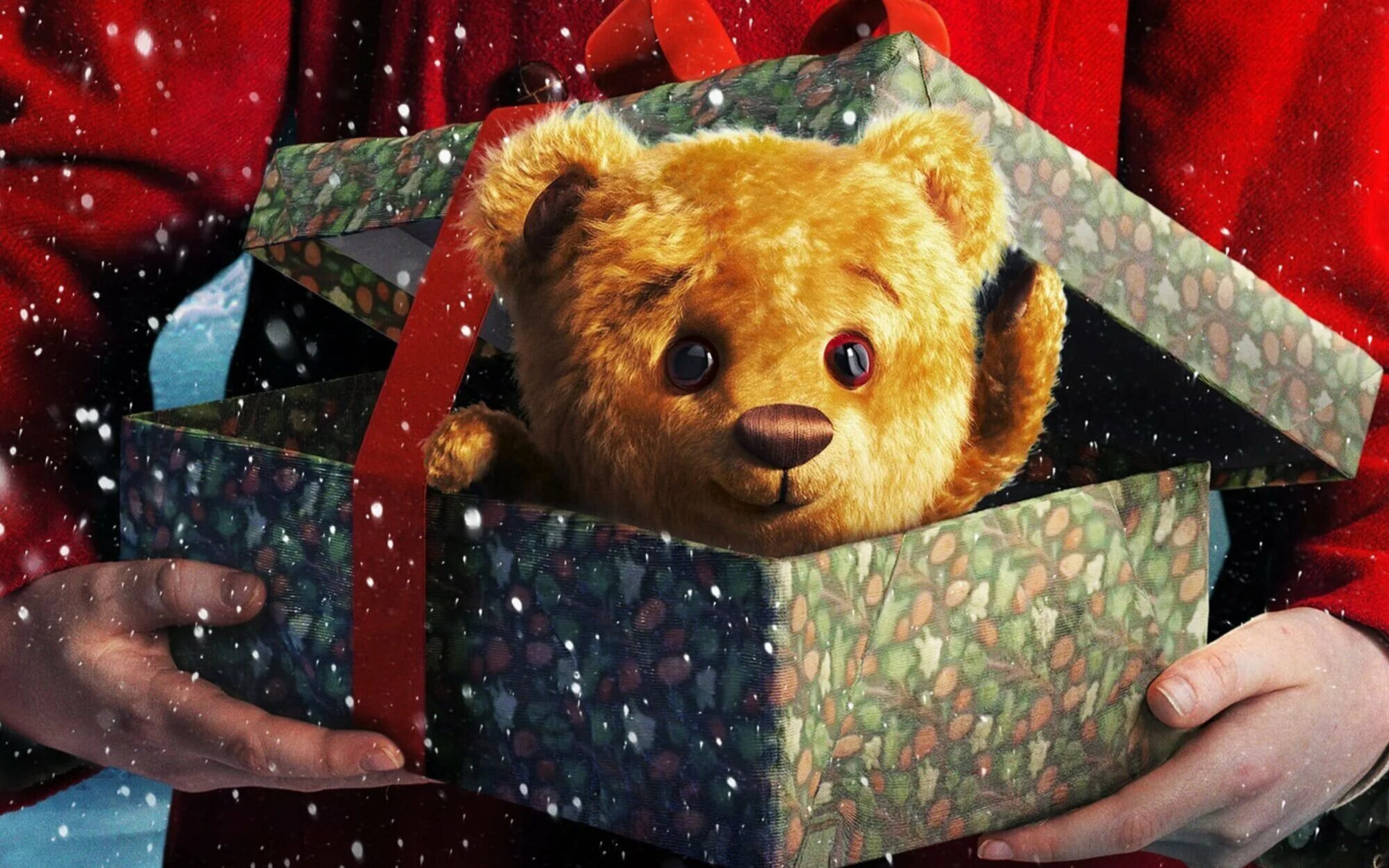 Тедди 2022. Медвежонок и девочка новогодние. Новогоднее приключение Тедди. Приключения Тедди трейлер.