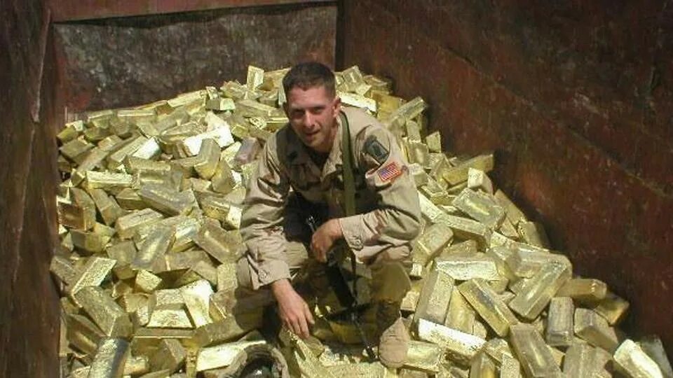 Золото Саддама Хусейна. Золото Саддама Хусейна и США. Бункер Саддама Хусейна. Конфискованное золото.