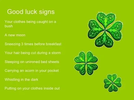 Have better luck