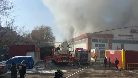 Пожар в алматы