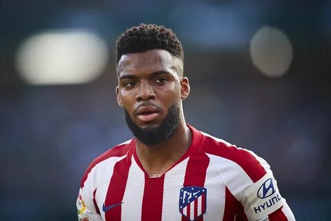 Thomas Lemar of Atletico de Madrid looks on during the Liga match between R...