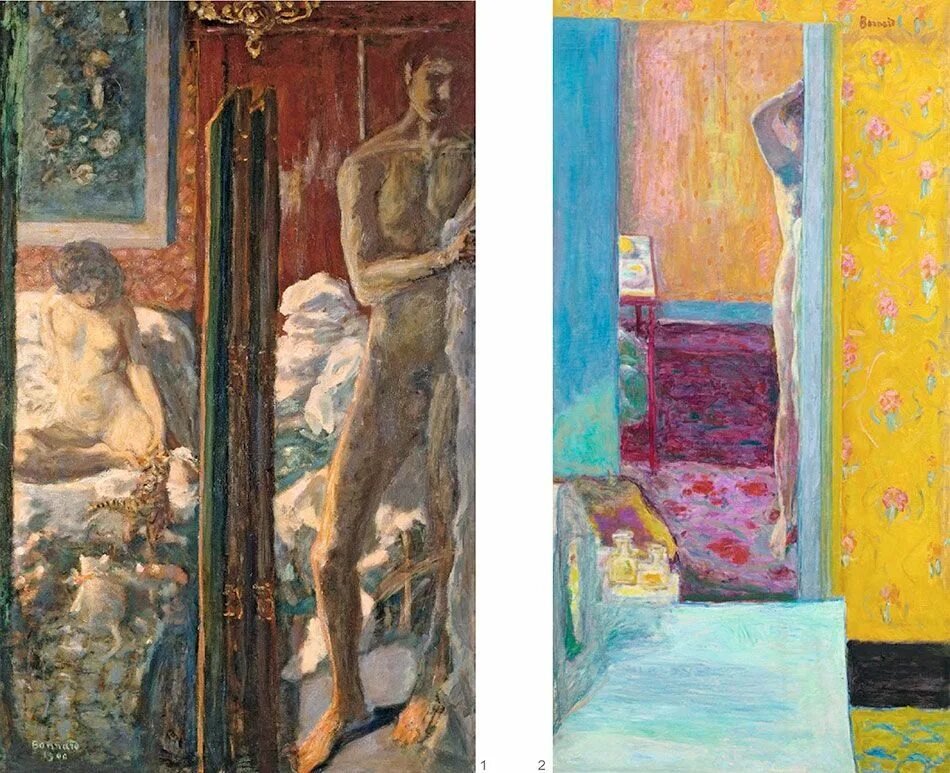 Репродукция на холсте Ванная (La salle de bain) Боннар Пьер 50см. x 51см. купи