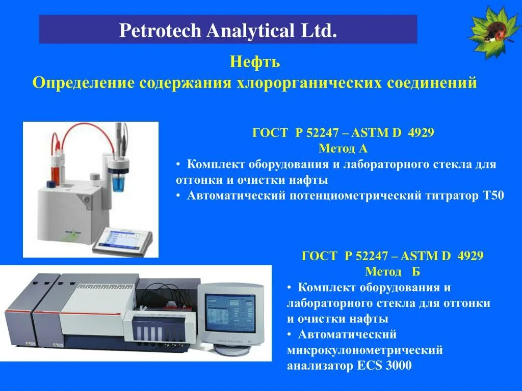 Определение хлорорганических соединений. Метод определения хлорорганических соединений. ГОСТ определение хлорорганических соединений. Потенциометрический анализатор. ГОСТ хлорорганические соединения в нефти.