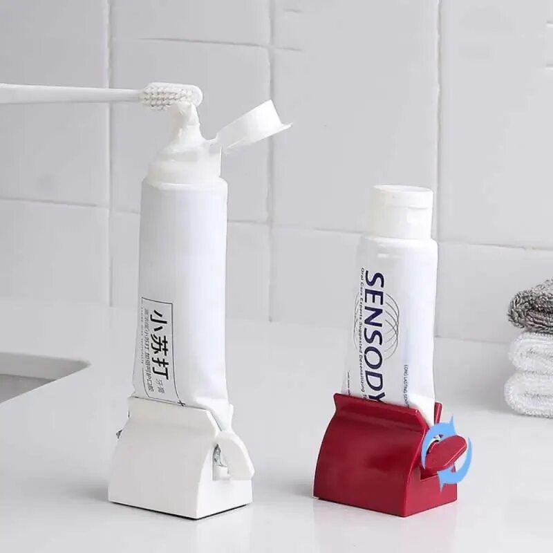 Дозатор пасты купить. Дозатор пресс для зубной пасты Toothpaste Dispenser. Выдавливатель для тюбиков зубных паст. Держатель для тюбика зубной пасты. Зубная паста в тюбике с дозатором.