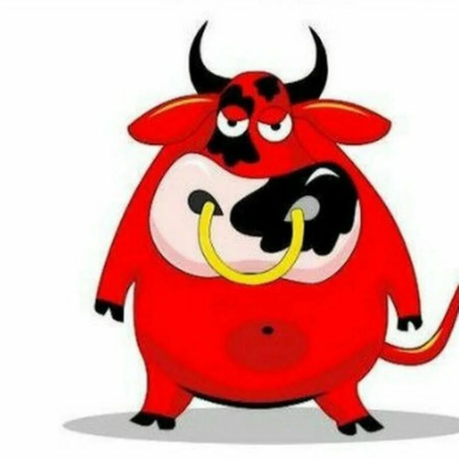 Год красной коровы. Веселый бык. Красный бык. Бык вектор. Красный бык смешной.
