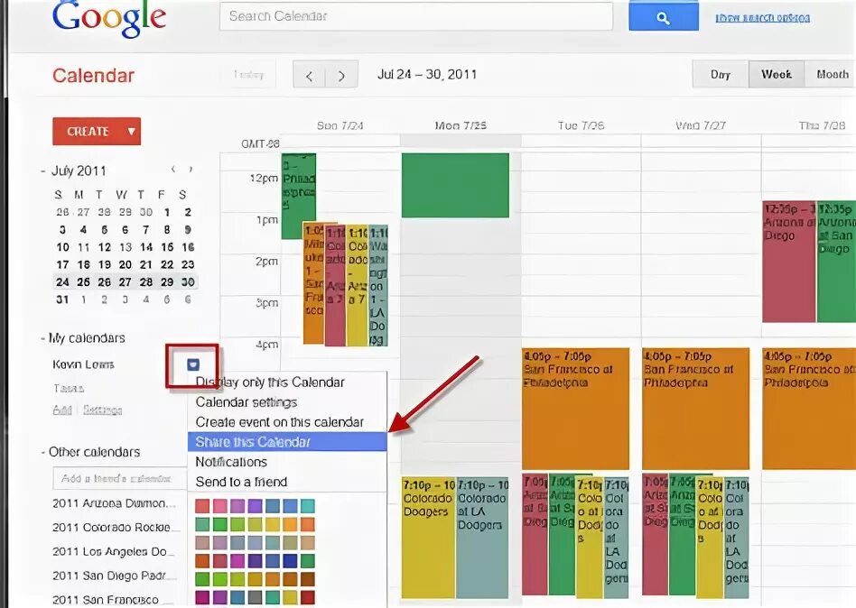 Calendar add